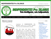Tablet Screenshot of indipendentes.silanus.net