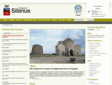 Tablet Screenshot of comune.silanus.nu.it